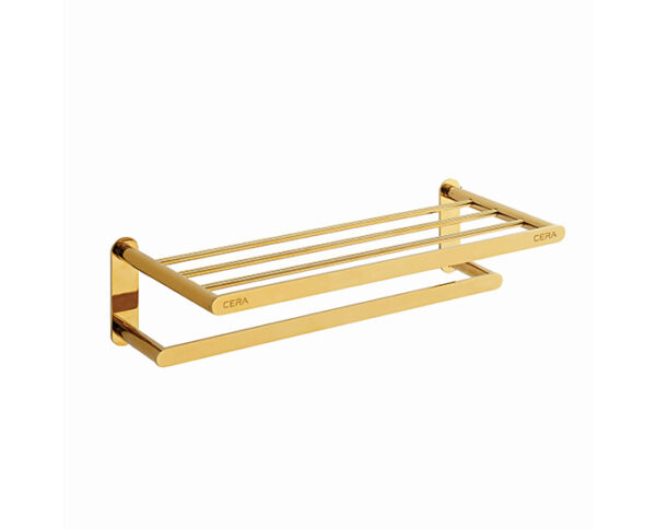 CURVE TOWEL RACK 24 -FRENCH GOLD