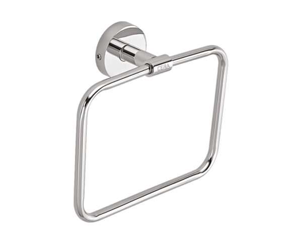 MERIDIEN NAPKIN RING (SQUARE)-CHROME