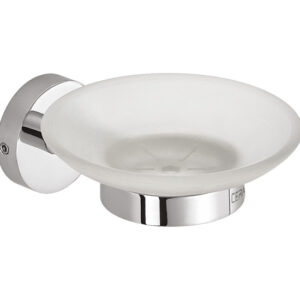 MERIDIEN SOAP DISH (GLASS) -CHROME