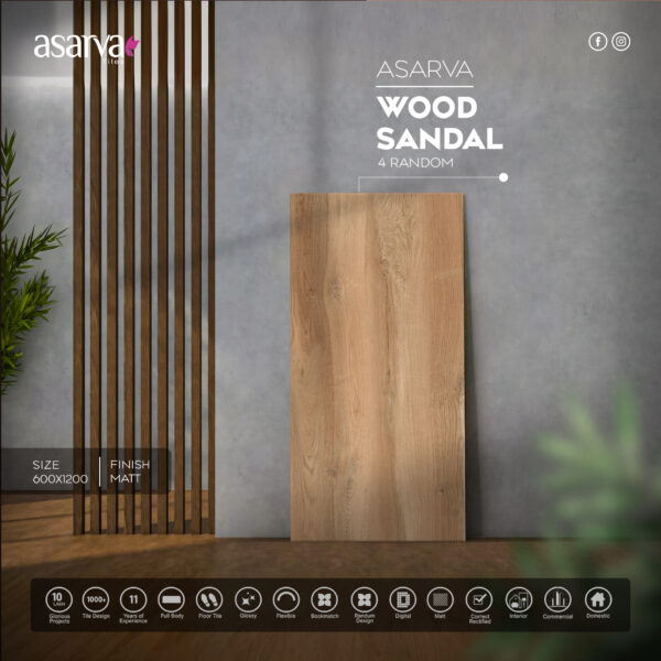 WOOD SANDAL ASARVA